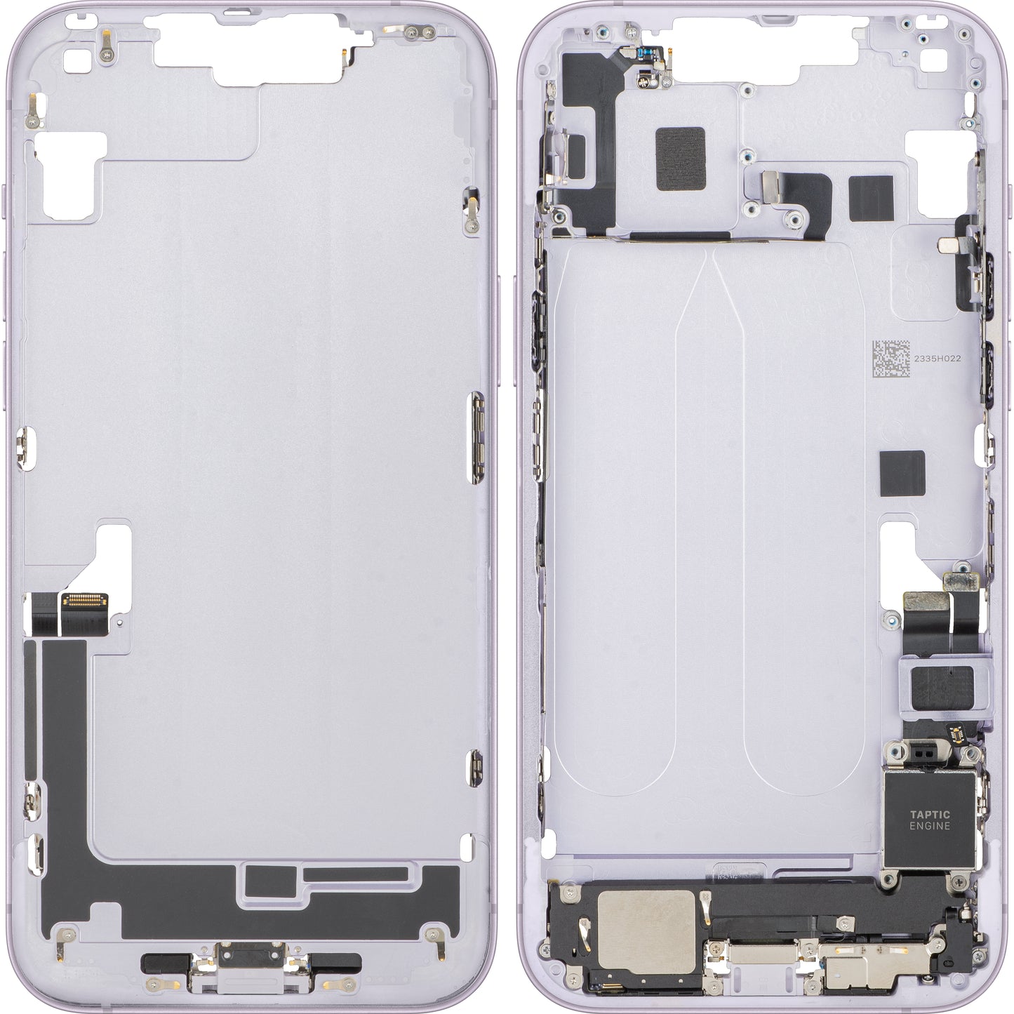 Capa de Bateria Apple iPhone 14 Plus, Com Carcaça Central, Completa, Roxo, Swap