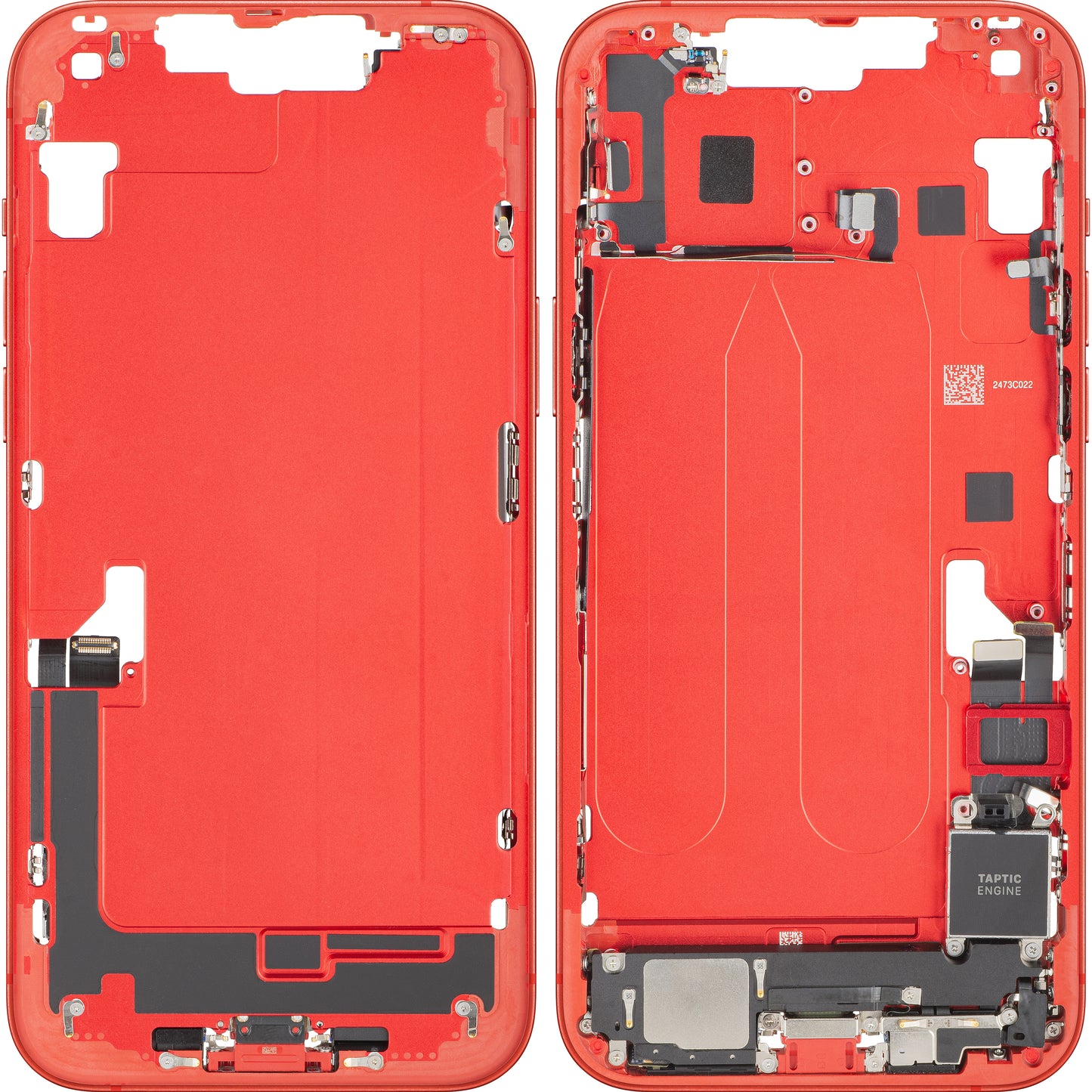 Capa de Bateria Apple iPhone 14 Plus, Com Carcaça Central, Completa, Vermelho, Swap