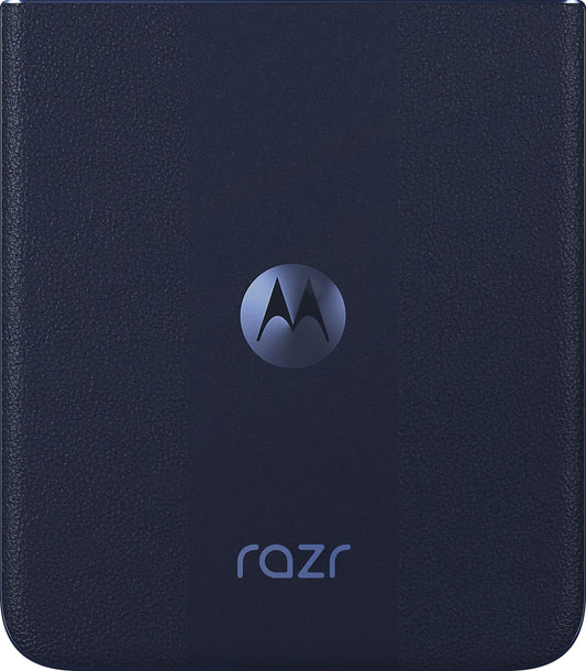 Capa de Bateria Motorola Razr+ 2025 / Razr+ 2024 / Razr 50 Ultra, Azul-marinho (Navy Blazer), Service Pack SL98E08789