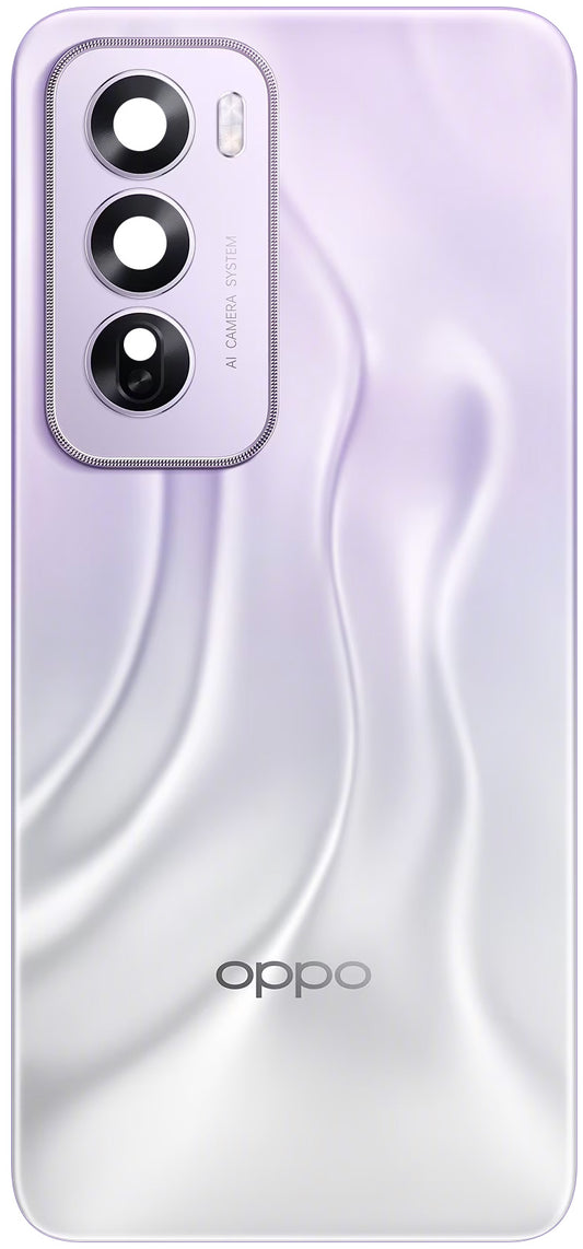 Tampa da Bateria Oppo Reno12 Pro, Roxo (Nebula Silver), Service Pack 621033000287