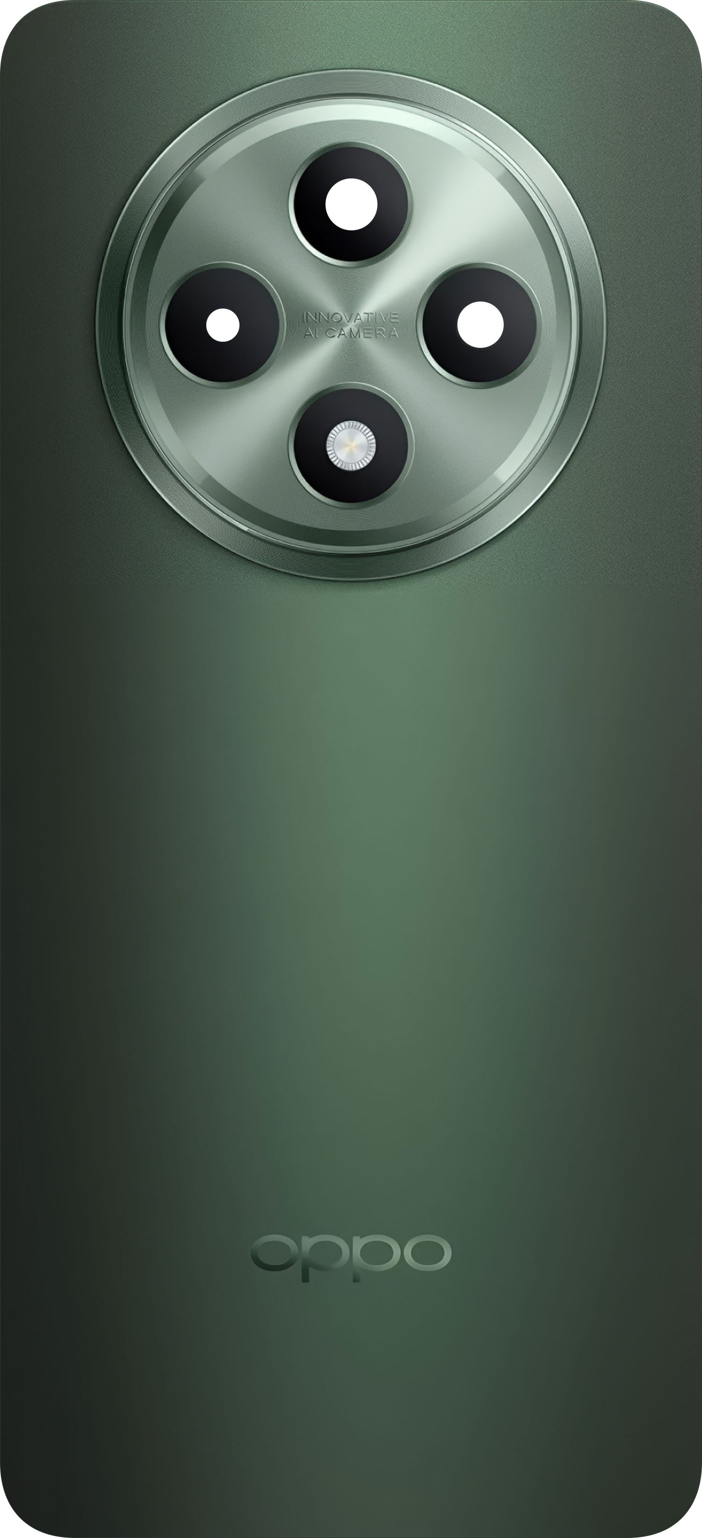 Tampa da Bateria Oppo Reno12 F, Verde (Olive Green), Service Pack 621033000345