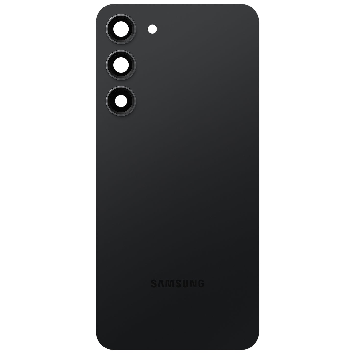Tampa da bateria Samsung Galaxy S23+ S916, preto (Phantom Black), pacote de manutenção GH82-30388A