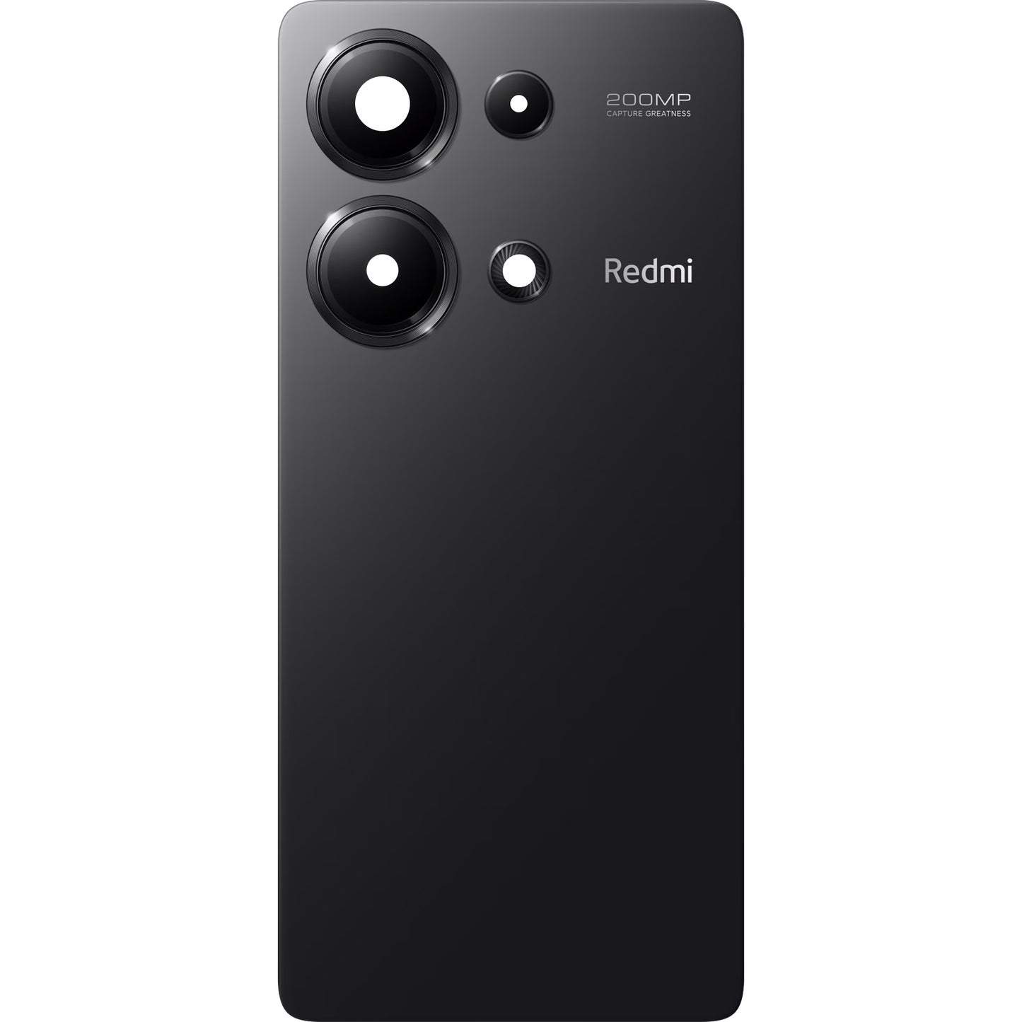 Cobertura da bateria Xiaomi Redmi Note 13 Pro 4G, preto (Midnight Black), Service Pack 56000700N600