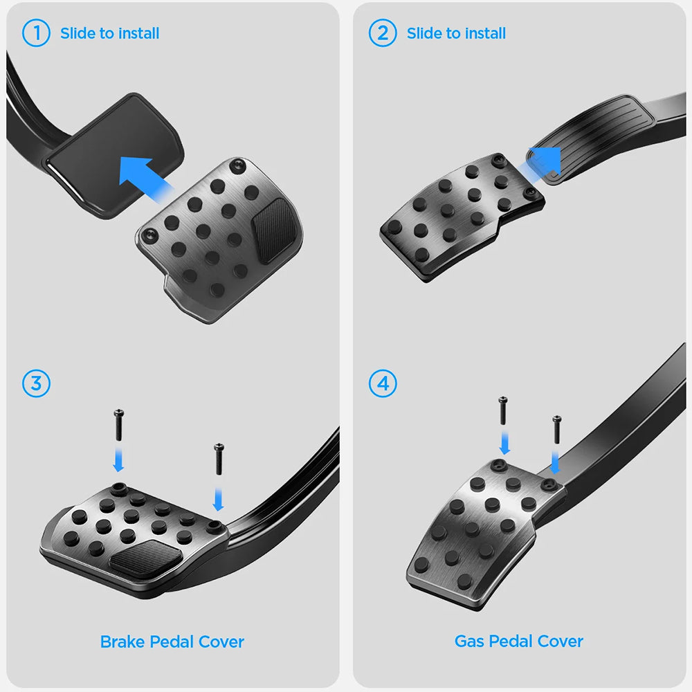 Tampas para Pedais de Carro Spigen Stuttgart TO200 para Tesla Y / 3 ACP04510