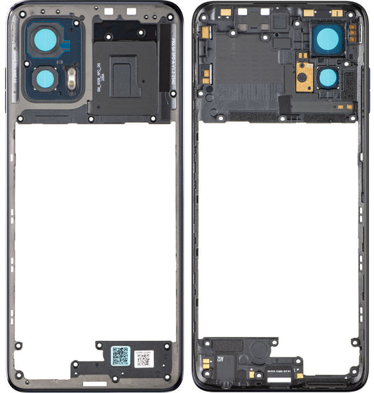 Carcasa Mijloc Motorola Moto G73, Azul (Midnight Blue), Service Pack 5S58C22264