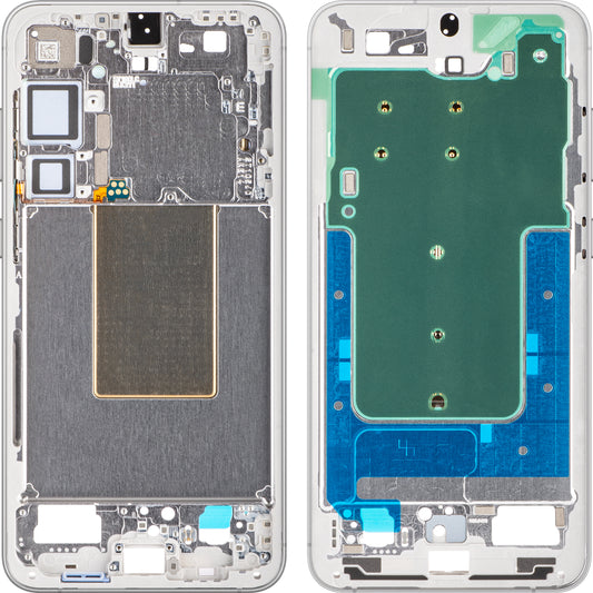 Capa Mijloc para Samsung Galaxy S24+ S926, cinzento (cinzento mármore), Service Pack GH82-33413B