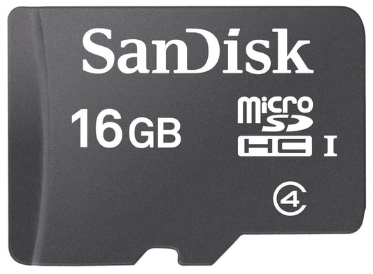 Cartão de Memória SanDisk microSDHC, 16Gb, Classe 4 SDSDQM-016G-B35