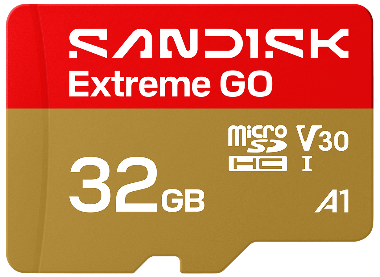 Cartão de Memória microSDHC SanDisk Extreme GO Android A1, 32Gb, Classe 10 / UHS-1 U1 SDSQXGN-032G-GN6MN