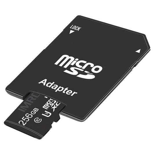 Cartão de Memória microSDXC Imro, 256Gb, Classe 10 / UHS-1 U3, Com Adaptador