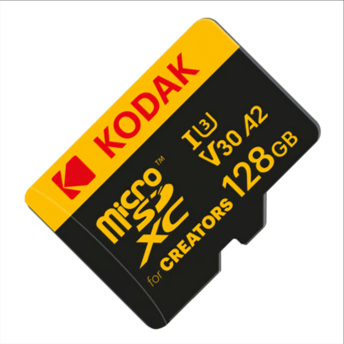 Cartão de Memória microSDXC Kodak for Creators, 128Gb, Classe 10 / UHS-1 U3, Com Adaptador EKMSDM128GXCU3CR