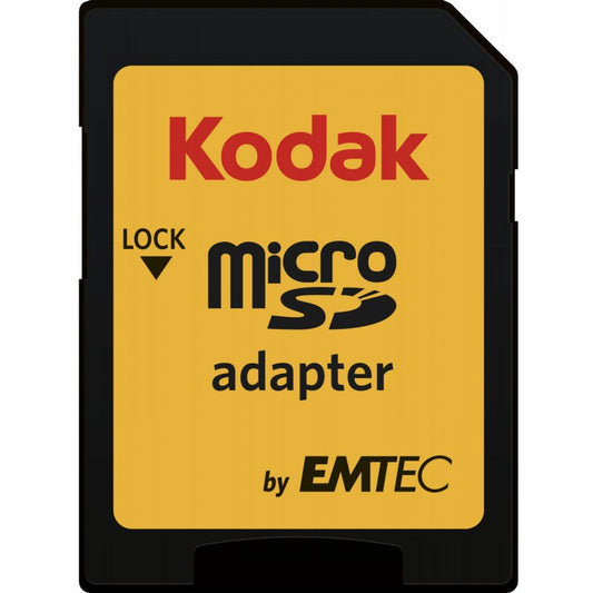 Cartão de Memória microSDXC Kodak, 64Gb, Classe 10 / UHS-1 U1, Com Adaptador EKMSDM64GXC10K
