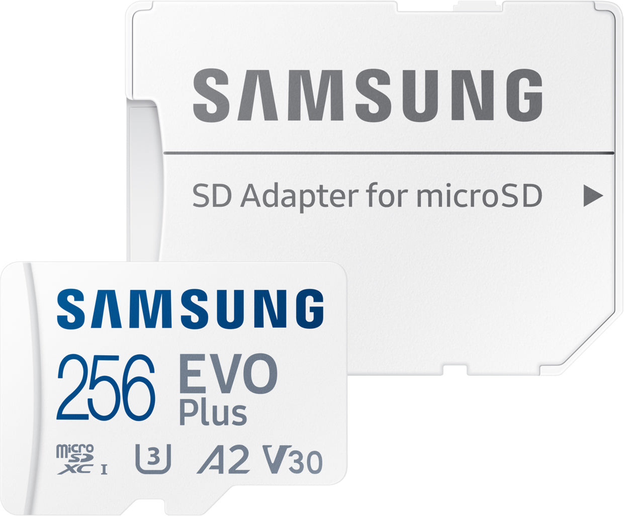 Cartão de Memória microSDXC Samsung Evo Plus, 256Gb, Classe 10 / UHS-1 U3, Com Adaptador MB-MC256SA/EU