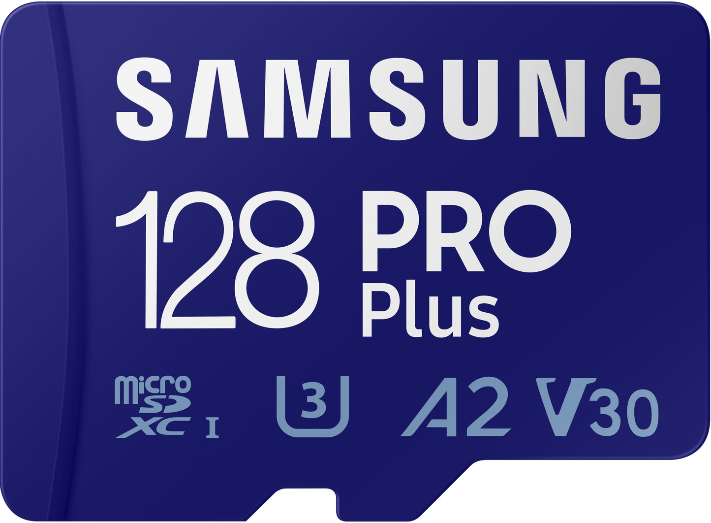 Cartão de Memória microSDXC Samsung PRO Plus, 128Gb, Classe 10 / UHS-1 U3, Com Leitor de Cartão e Adaptador MB-MD128KB/WW