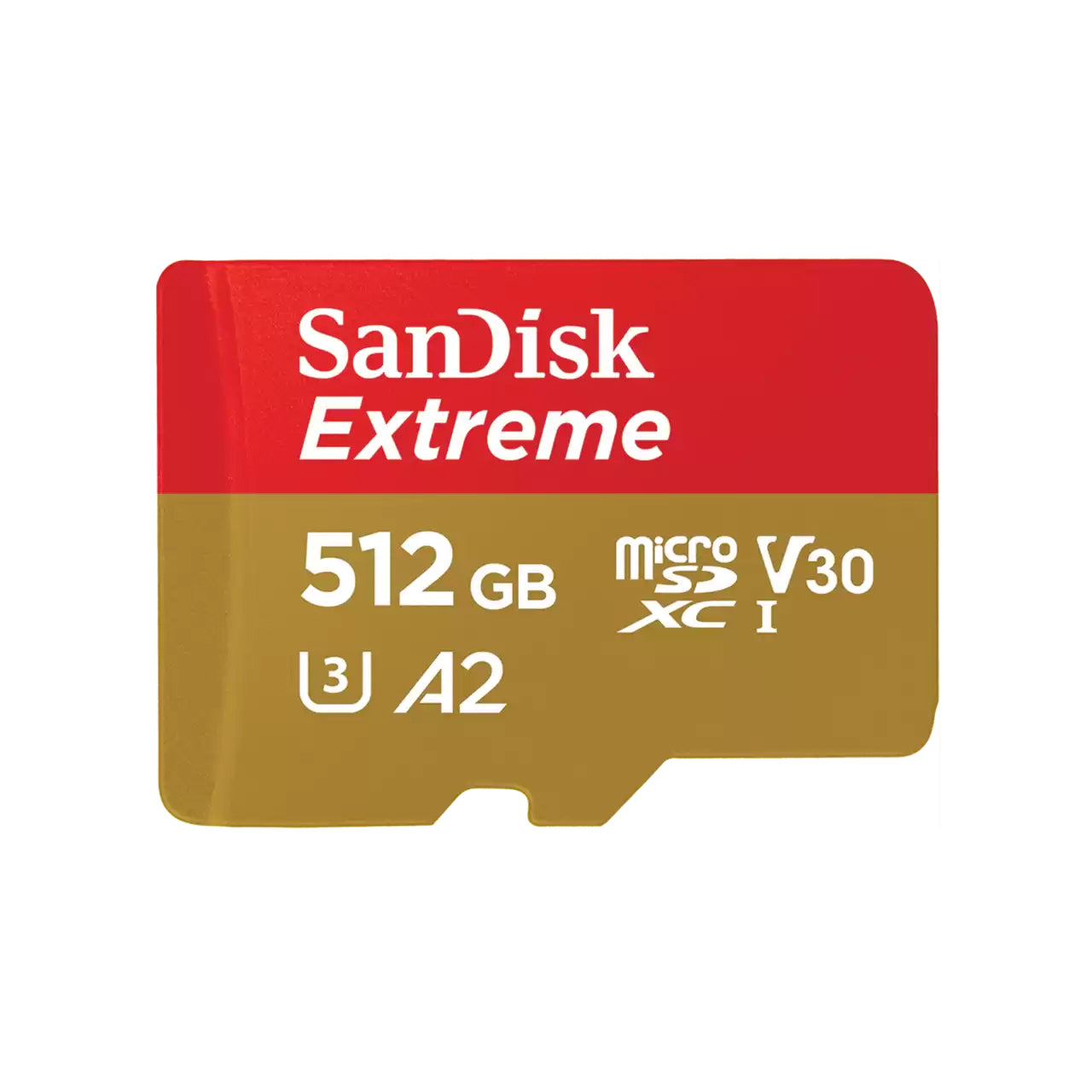 Cartão de Memória microSDXC SanDisk Extreme, 512Gb, Classe 10 / UHS-1 U3 SDSQXAV-512G-GN6MN
