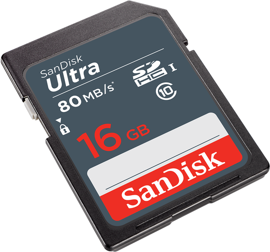 Cartão de Memória SDHC SanDisk Ultra, 16Gb, Classe 10 SDSDUNS-016G-GN3IN