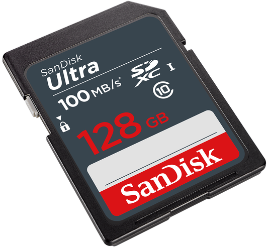 Cartão de Memória SDXC SanDisk Ultra, 128Gb, Classe 10 SDSDUNR-128G-GN3IN