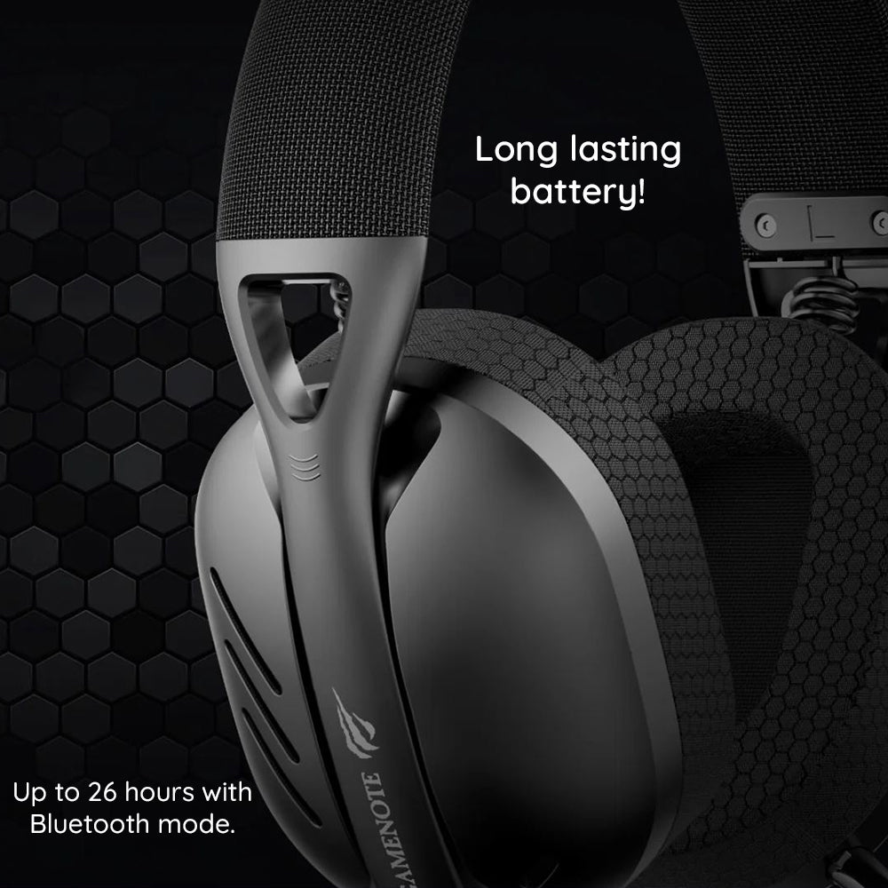 Auscultadores Gaming Wireless HAVIT Fuxi-H3, Cinzento