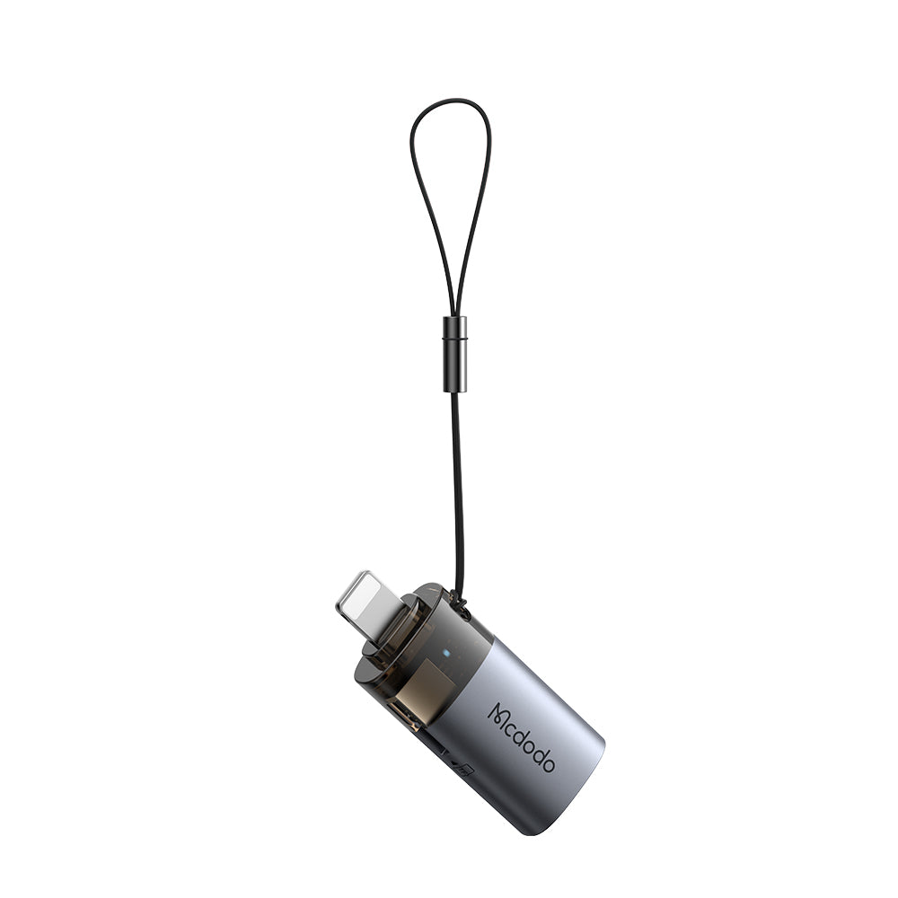 Leitor de Cartão Lightning McDodo OT-7850, USB-A (OTG) - microSD, Preto