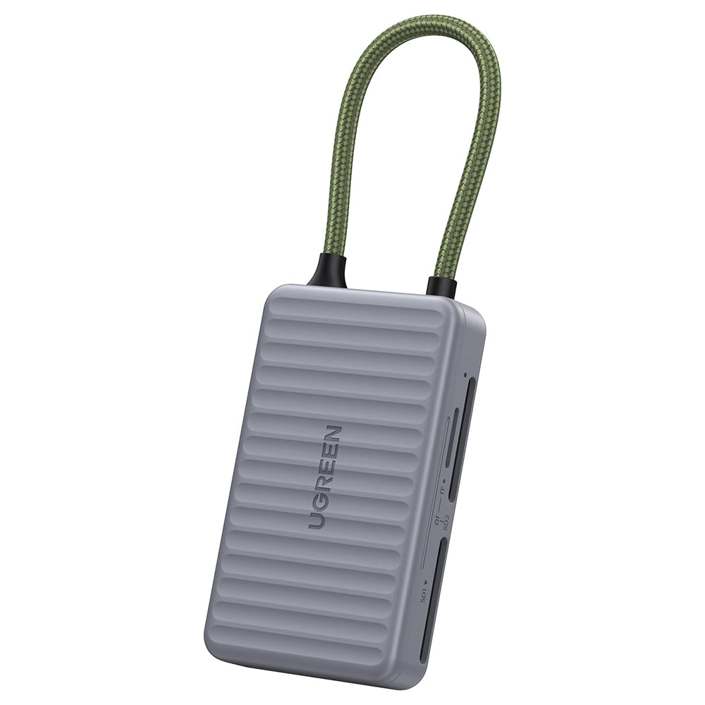Leitor de Cartão USB-C com Organizador UGREEN 55886, 2 x SD - microSD, Cinzento