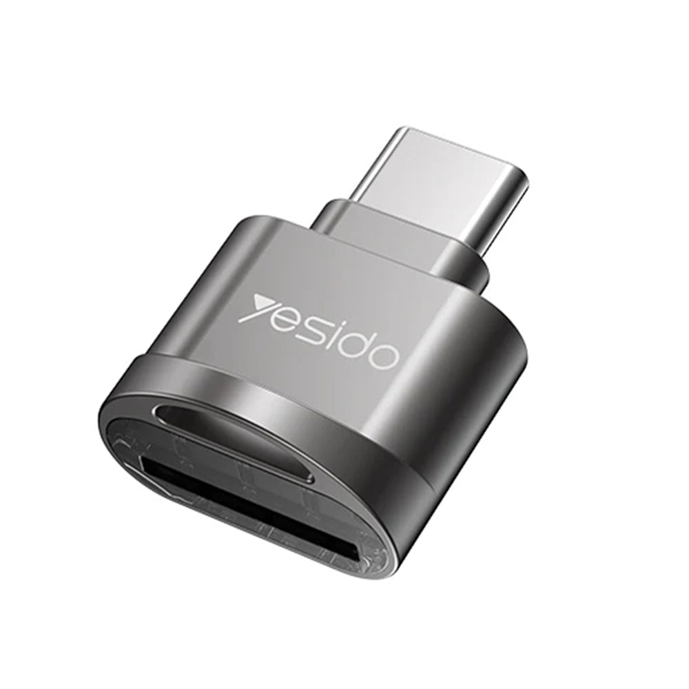 USB-C Yesido GS19 Card Reader, microSD, Gray