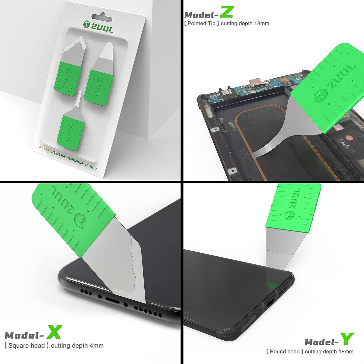 Clips Metálico 2UUL DA91, 3 em 1