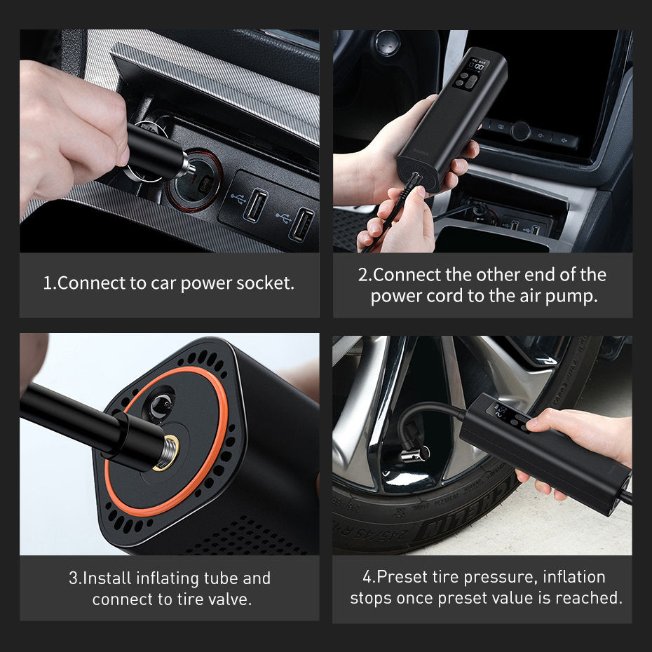 Compressor Auto Baseus Air Pump, Recondicionado CRCQ000001