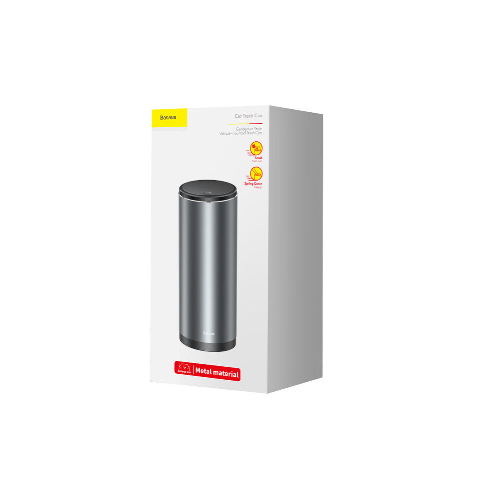 Cesto Auto Baseus Gentleman Style com 30 Sacos de Lixo, Cinza CRLJT-0G