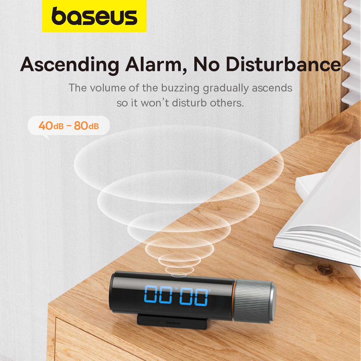 Timer Temporizador Baseus Heyo, Preto L60448003111-00