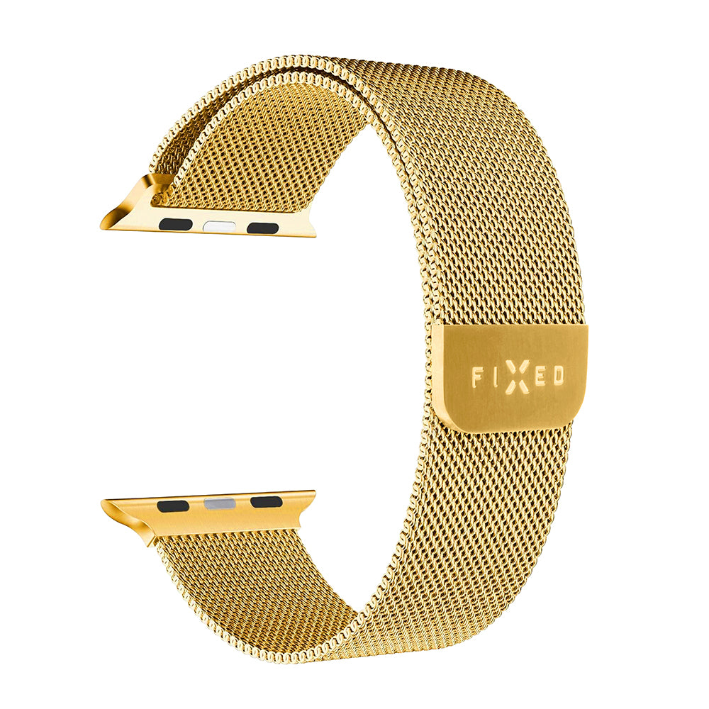 Pulseira Fixed Mesh para Apple Watch 42mm / 41mm / 40mm / 38mm Series, Dourada