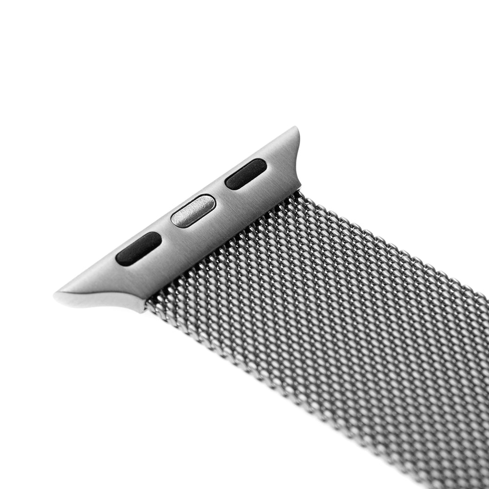 Pulseira Fixed Mesh para Apple Watch 49mm / 46mm / 45mm / 44mm / 42mm Series, Prateada