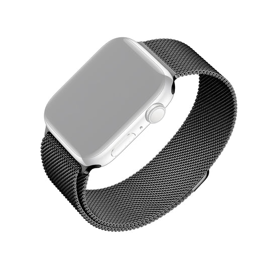 Pulseira Fixed Mesh para Apple Watch 49mm / 46mm / 45mm / 44mm / 42mm Series, Preta