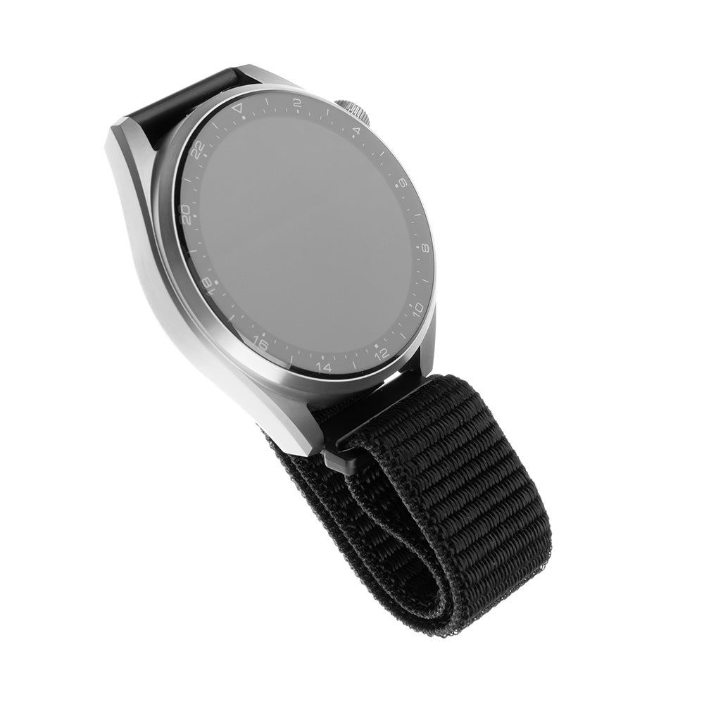 Curea Fixed Nylon para Huawei Watch / Xiaomi Watch Series, 22mm, Preta.