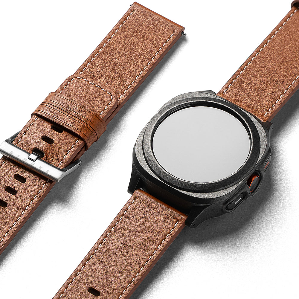 Cinta Ringke One Basic Bold para Fossil Watch / Mobvoi Watch / Suunto Watch Series, 24mm, Castanho