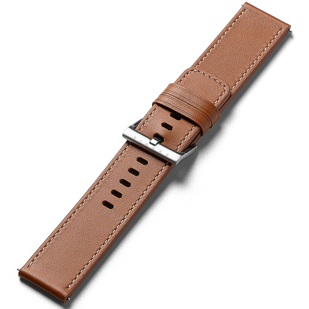 Cinta Ringke One Basic Bold para Fossil Watch / Mobvoi Watch / Suunto Watch Series, 24mm, Castanho