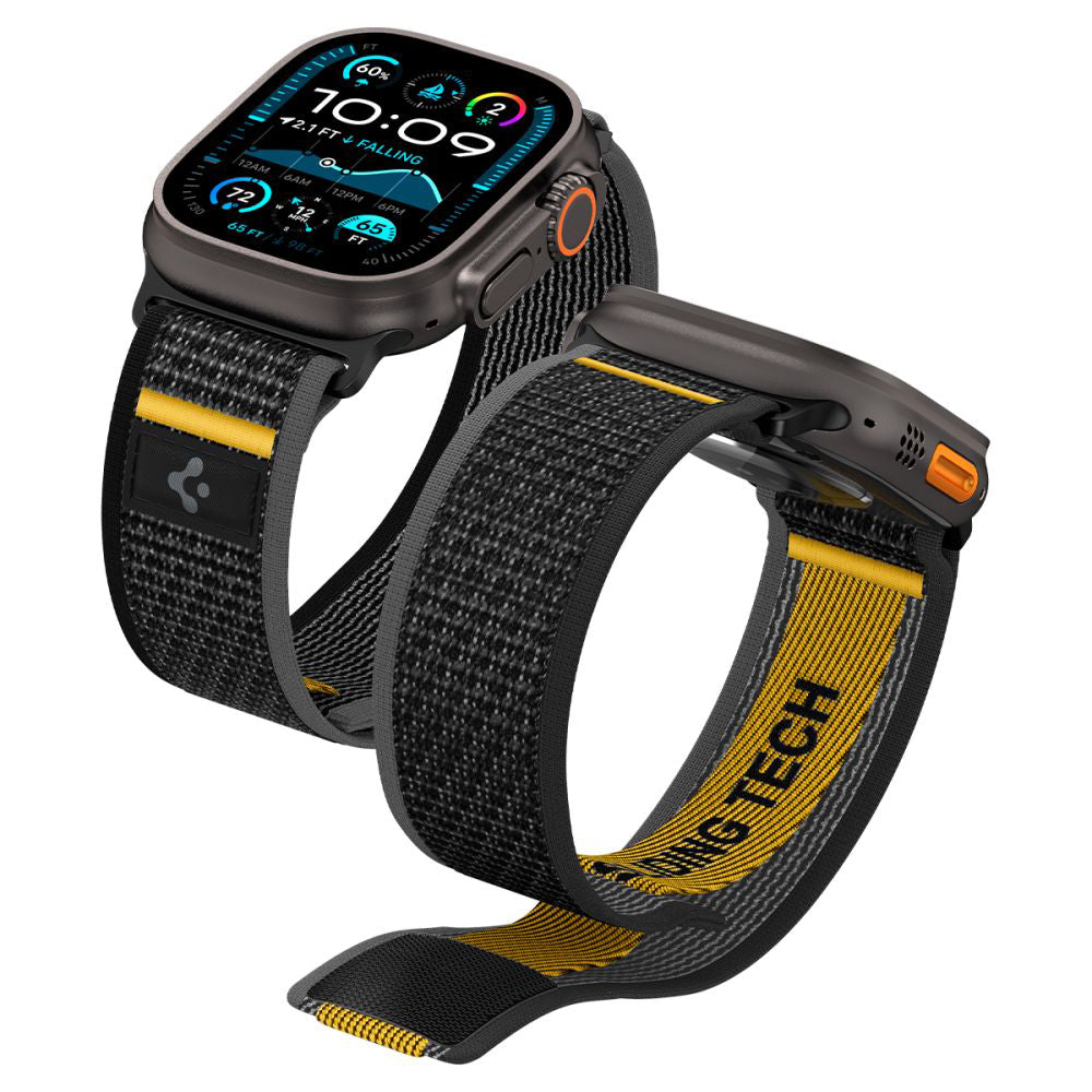Curea Spigen Athlex Air para Apple Watch 49mm / 46mm / 45mm / 44mm Series, Preta AMP09033