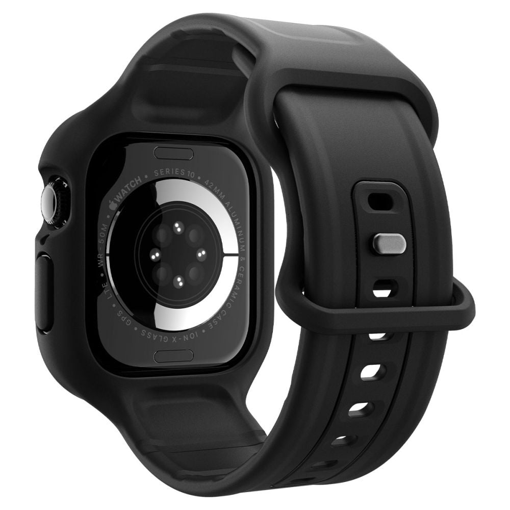 Correia Spigen Caseology Vault Pro para Apple Watch Series 10 / 11 46mm, Preto Fosco