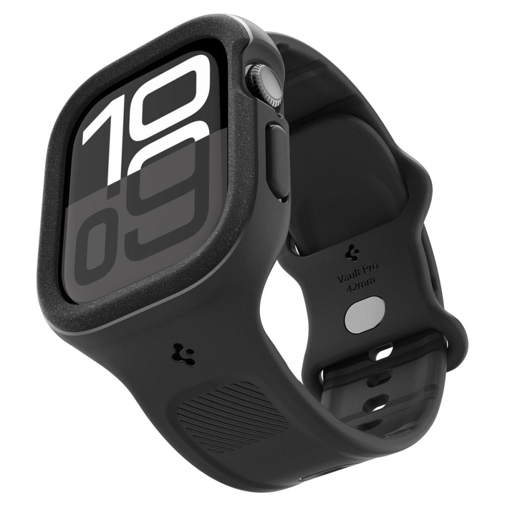 Correia Spigen Caseology Vault Pro para Apple Watch Series 10 / 11 46mm, Preto Fosco