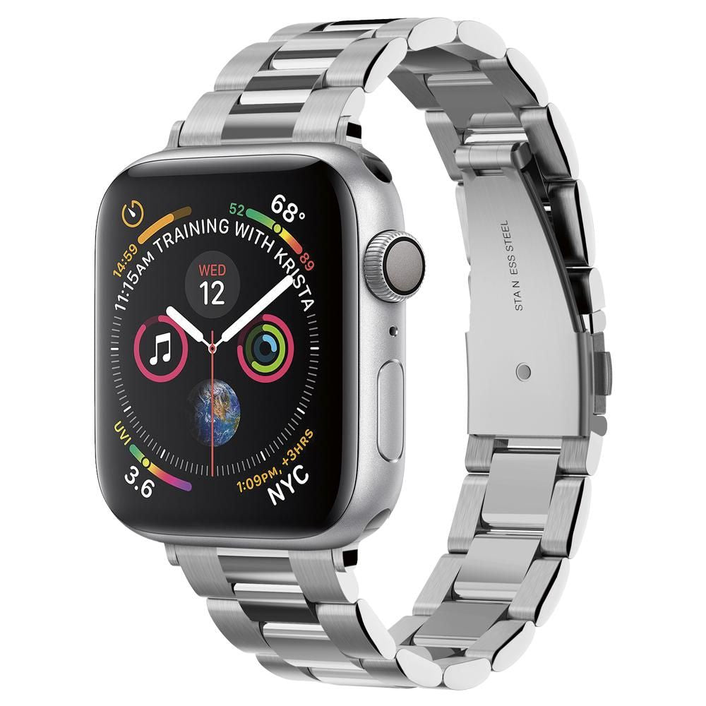Pulseira Spigen Modern Fit para Apple Watch 42mm / 41mm / 40mm / 38mm Series, Prateada 061MP25943