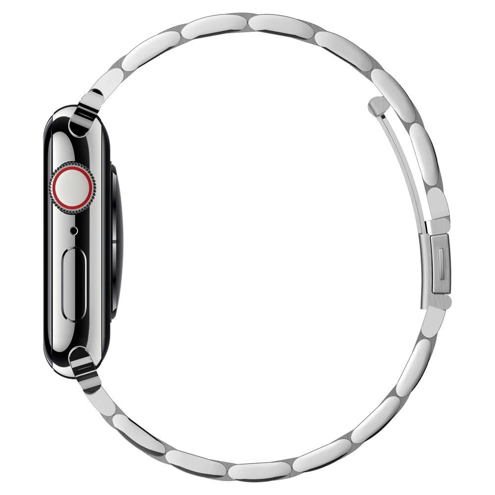 Pulseira Spigen Modern Fit para Apple Watch 42mm / 41mm / 40mm / 38mm Series, Prateada 061MP25943