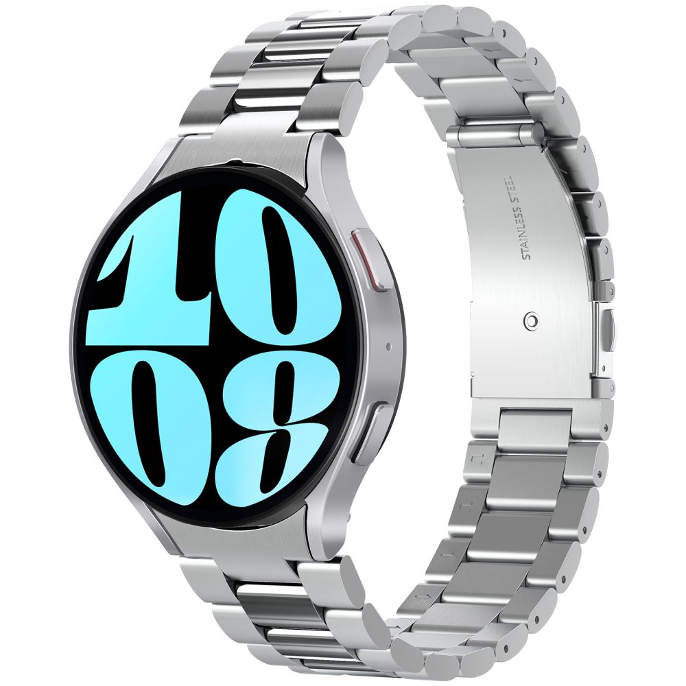 Curea Spigen Modern Fit para Samsung Galaxy Watch6 44mm, Prateada