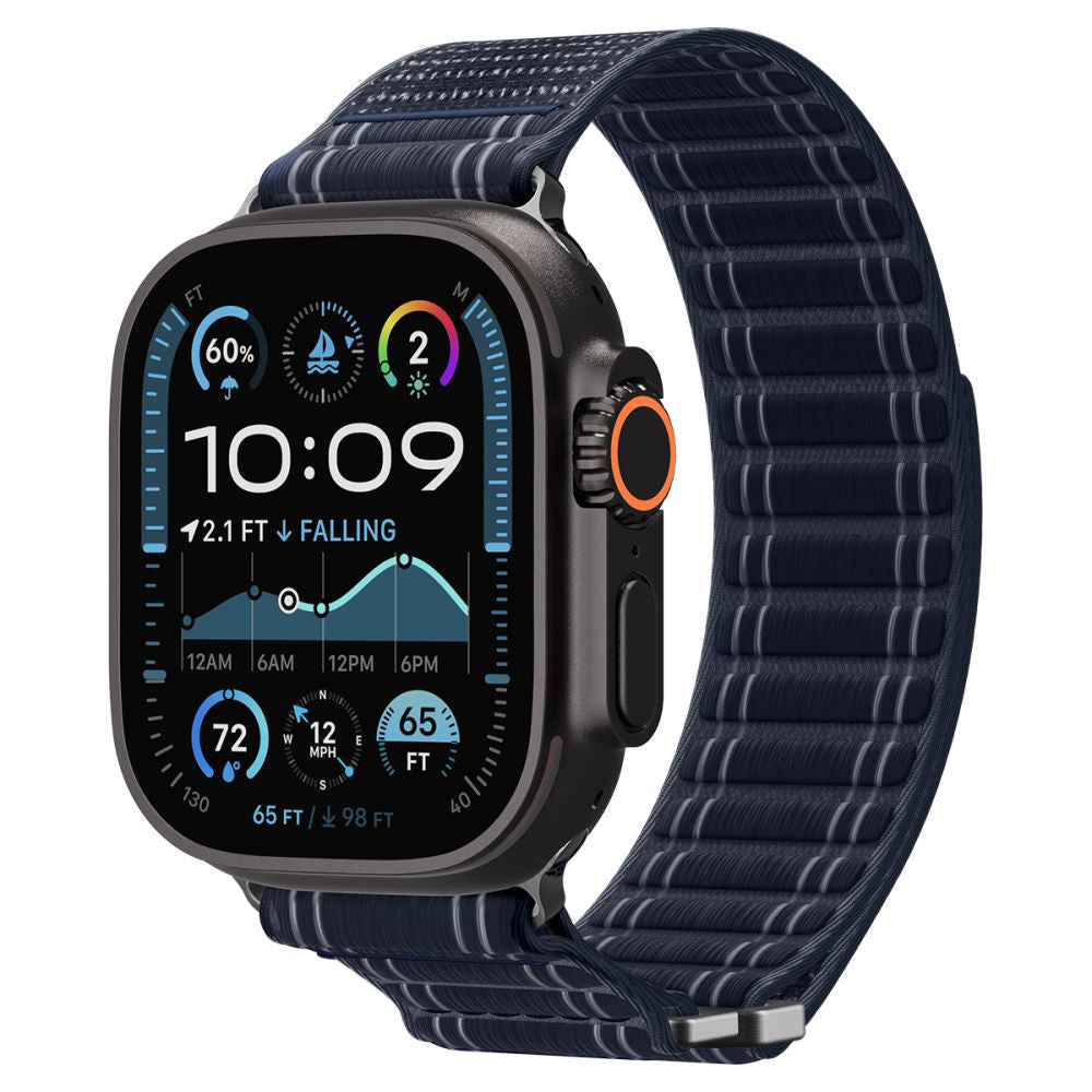 Correia Spigen WBF0 para Apple Watch 49mm / 46mm / 45mm / 44mm Series, Azul Marinho AMP10143
