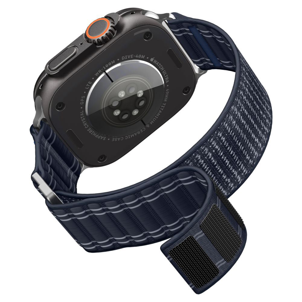 Correia Spigen WBF0 para Apple Watch 49mm / 46mm / 45mm / 44mm Series, Azul Marinho AMP10143