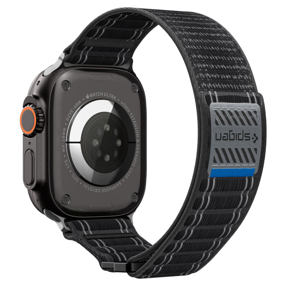 Spigen WBF0 Strap for Apple Watch 49mm / 46mm / 45mm / 44mm Series, Black AMP10141