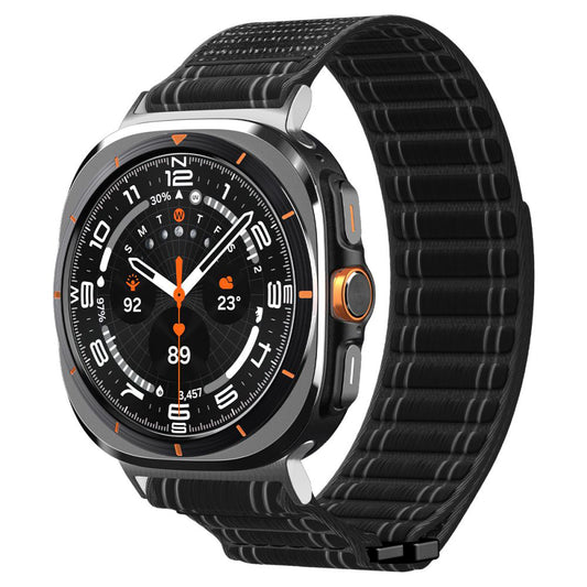 Correia Spigen WBF0 para Samsung Galaxy Watch Ultra, Preta