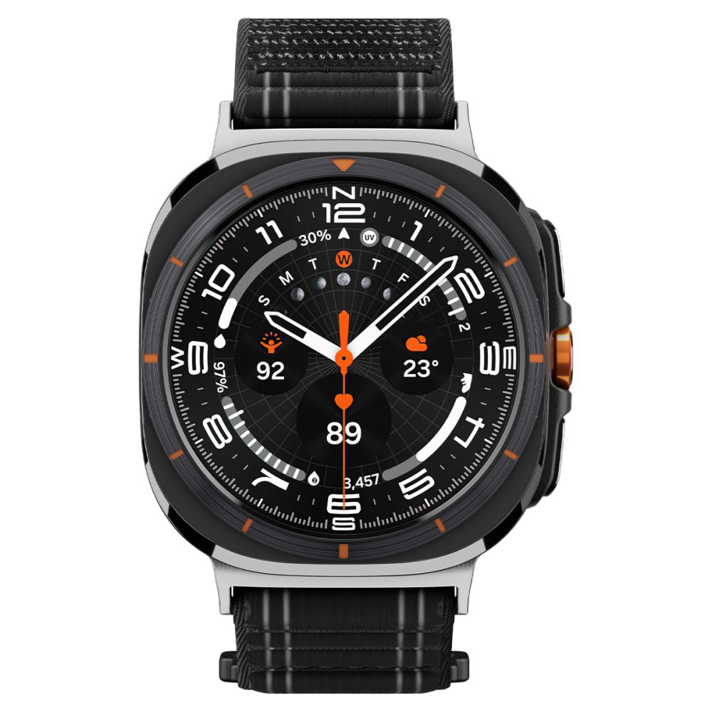 Correia Spigen WBF0 para Samsung Galaxy Watch Ultra, Preta AMP10146