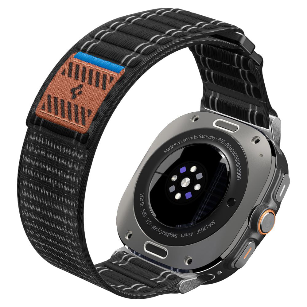 Correia Spigen WBF0 para Samsung Galaxy Watch Ultra, Preta AMP10146