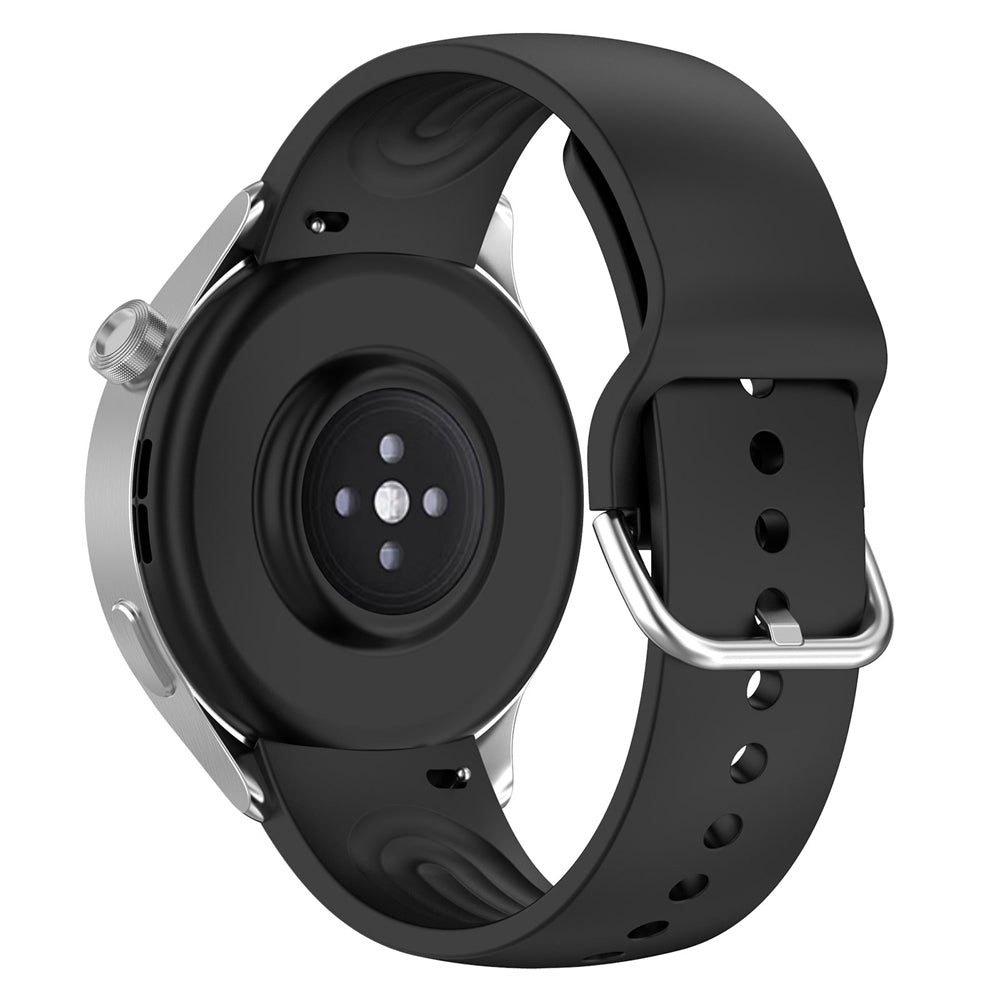Pulseira Techsuit W003 para Huawei Watch / Xiaomi Watch Series, 22mm, Preta.