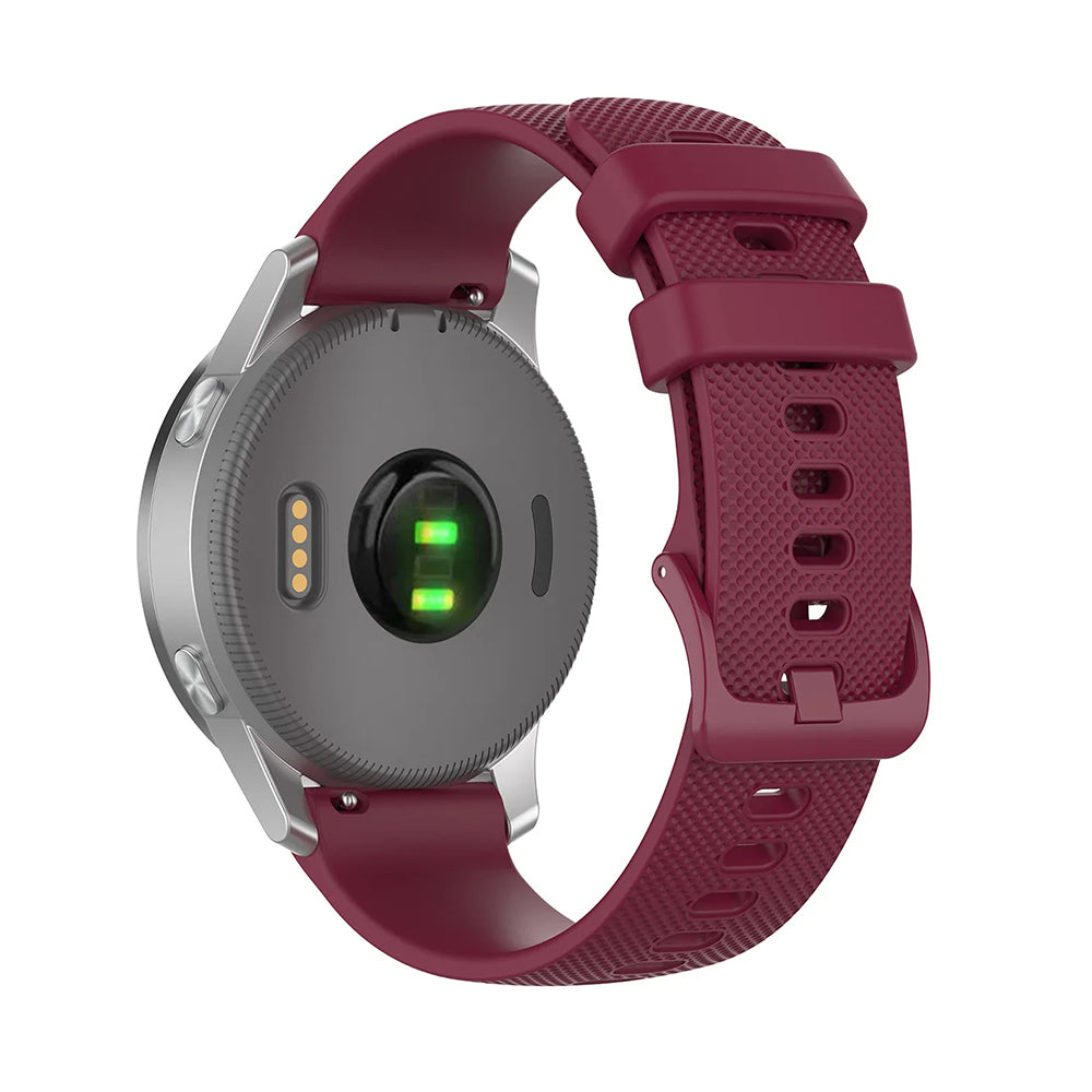 Cinta Techsuit W006 para Huawei Watch / Xiaomi Watch Series, 22mm, Vinho