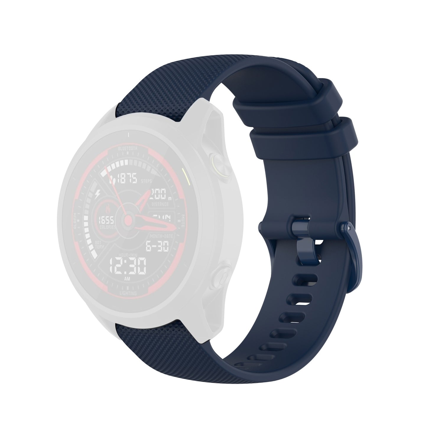 Curea Techsuit W006 para Samsung Galaxy Watch / Huawei Watch Series, 22mm, Azul