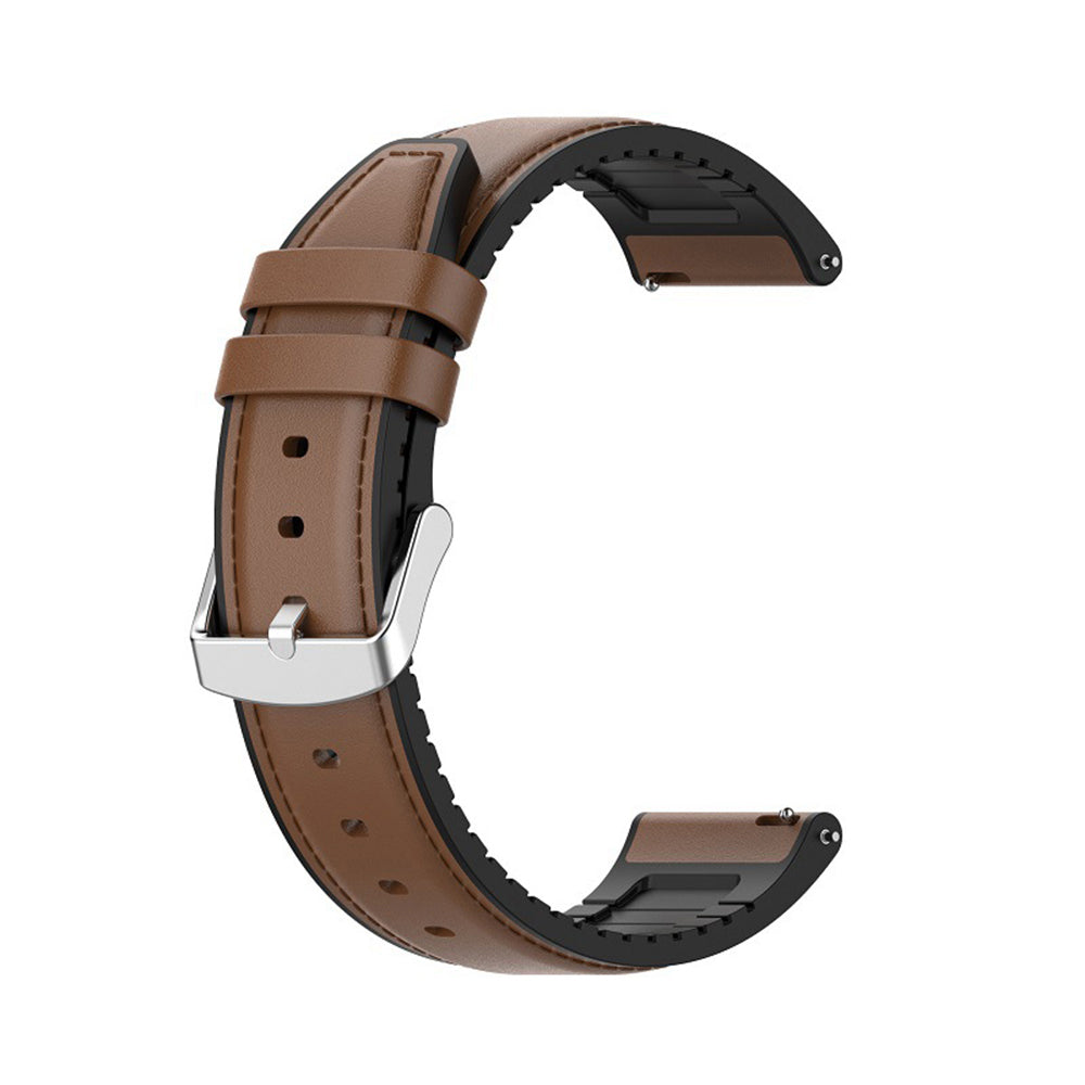 Curea Techsuit W007 para Samsung Galaxy Watch / Huawei Watch Series, 20mm, Castanho